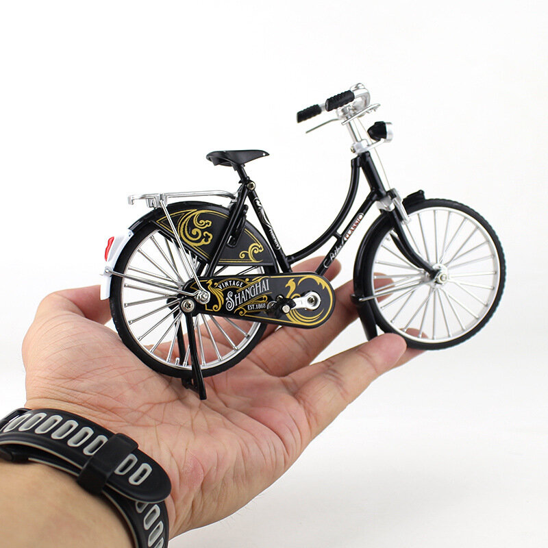 1:10 nuovo Mini modello in lega di bicicletta pressofuso simulazione per adulti dito Mountain Metal Bike decorazione collezione regali giocattoli per ragazzi