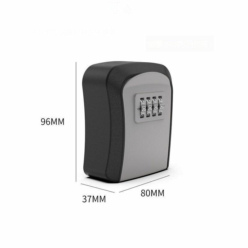 Cassetta di sicurezza con chiave a parete cassetta di sicurezza con chiave a combinazione a 4 cifre resistente alle intemperie cassetta di sicurezza per interni ed esterni