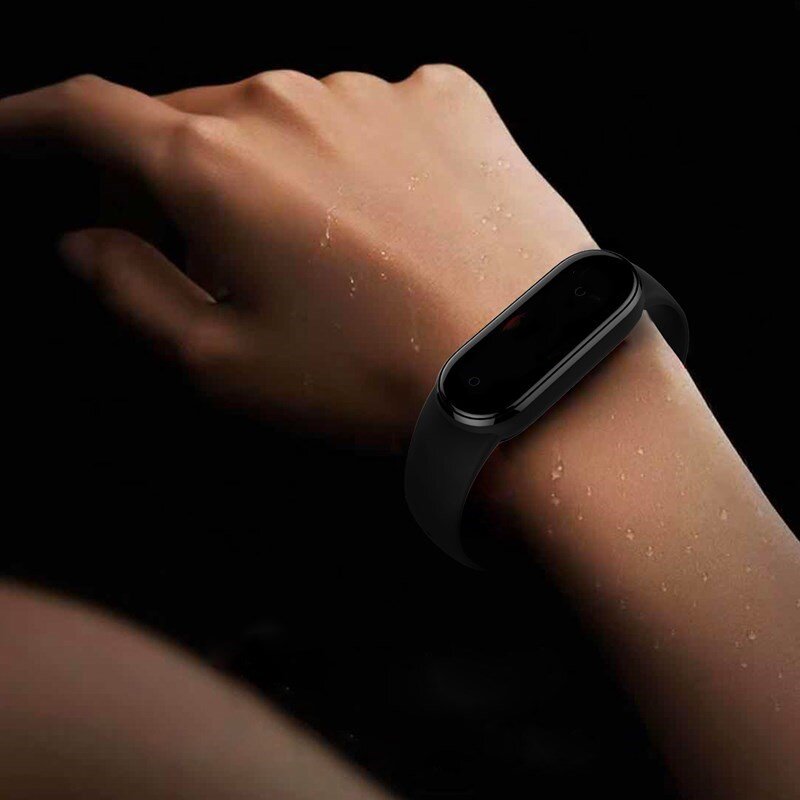 Siliconen Armband Voor Xiaomi Mi Band 4 5 6 3 Zachte Sport Polsbandjes Mi Band 6 Armband Replacement Strap Mi band 3 4 Horloge Band