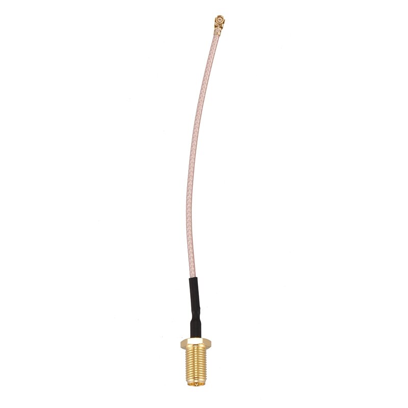 AMS-Pack von 4 RF U.FL(IPEX/IPX) mini PCI zu RP-SMA Weibliche Zopf Antenne Wi-Fi Koaxial RG-178 Niedrigen Verlust Kabel (4 zoll (10 cm))