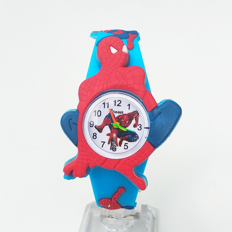 2019 Dropshipping ocio Pentium silicona hermosa dibujos animados relojes niños niño niña reloj moda Spiderman niños reloj Digital