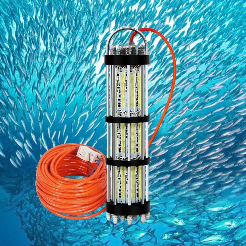 Led集魚灯水中 1500 ワット調光対応AC220-240V led釣り灯ボートled集魚灯ボートマウント