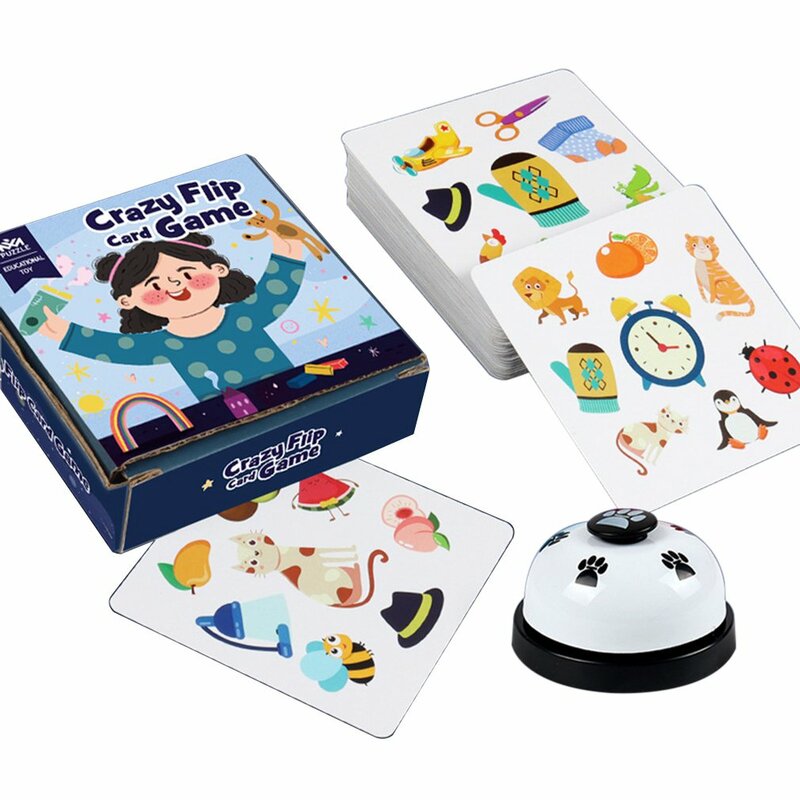 Игрушки Монтессори, игра с карточками, карточная игра, карта памяти для обучения, игра с карточками, детская игрушка для когнитивного развития животных