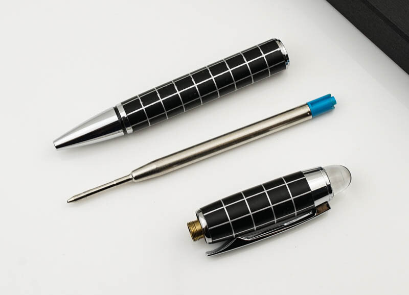 Металлическая шариковая ручка без логотипа в классическом дизайне, Мужская Высококачественная подарочная ручка для письма без логотипа