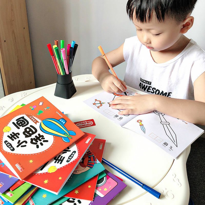 20 książek/zestaw kolorowanka dla dzieci przedszkole rysunek i kolorowanie 3-6 lat oświecenie książka obrazkowa