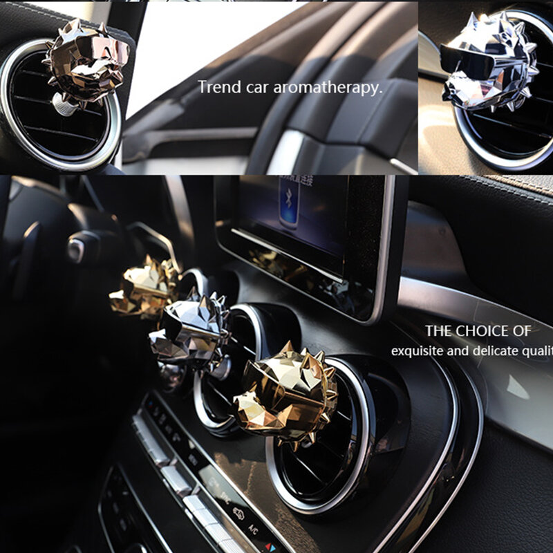 Bulldog Fragrance Debull Car Air Freshener Magnet Solid Perfume Auto Smell Diffuser Mini Aroma Air Refresher Car Accessories