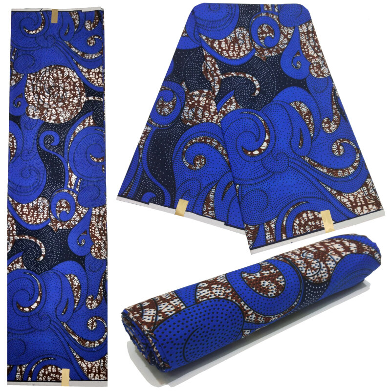 Оптовая цена! Ткань Анкара, высокое качество, ткань с принтом воска Анкара, африканская настоящая ткань с принтом воска
