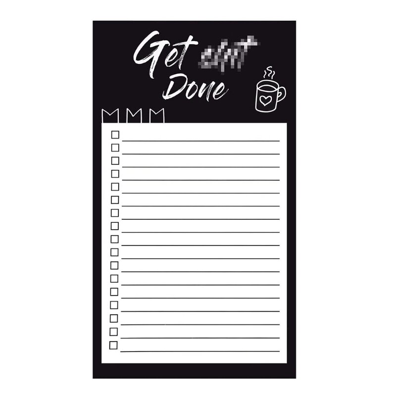 2024 New Magnetic To Do List Notepad Daily Checklist Goals Reminders Notes Motivational Organizer Stationery for Student Teacher