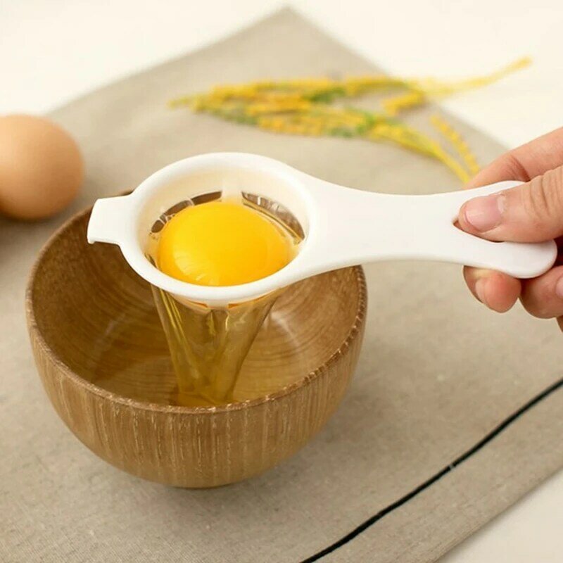 Multifuncional Egg White and Yolk Separator, Filtro de líquido, Simples, Conveniente, Acessórios de cozimento, 1-20pcs