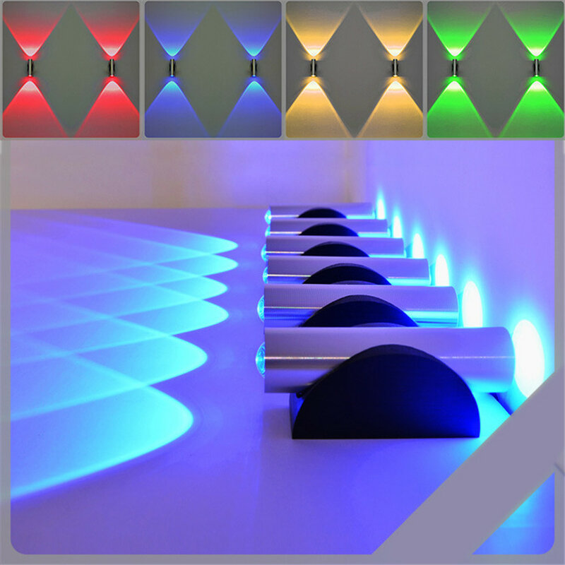 Lámpara LED de aluminio para pared, decoración de sala de estar, iluminación del hogar, accesorio para Loft y escalera