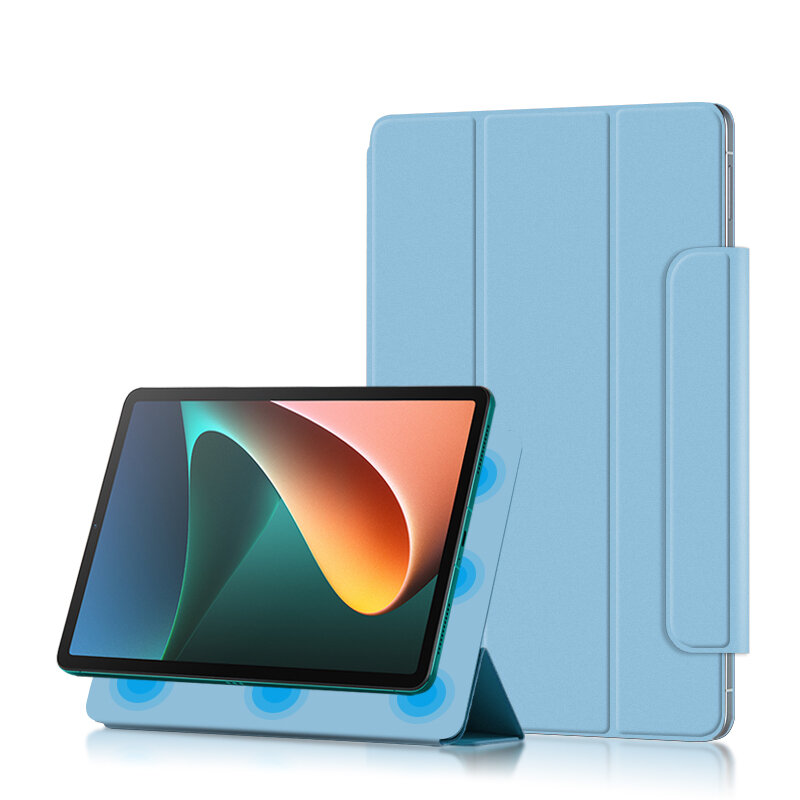 Untuk Xiaomi Mi Pad 5 Pro Casing Penutup Pintar Magnetik Ultra Tipis untuk MiPad 5 Pro 2021 Tablet 11 Inci MiPad 5 dengan Bangun Otomatis