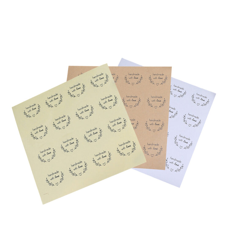 160 teile/los Kawaii Runde garland handmade mit liebe Aufkleber Label Kawaii Scrapbooking Aufkleber Tagebuch DIY Notepad Schule Versorgung