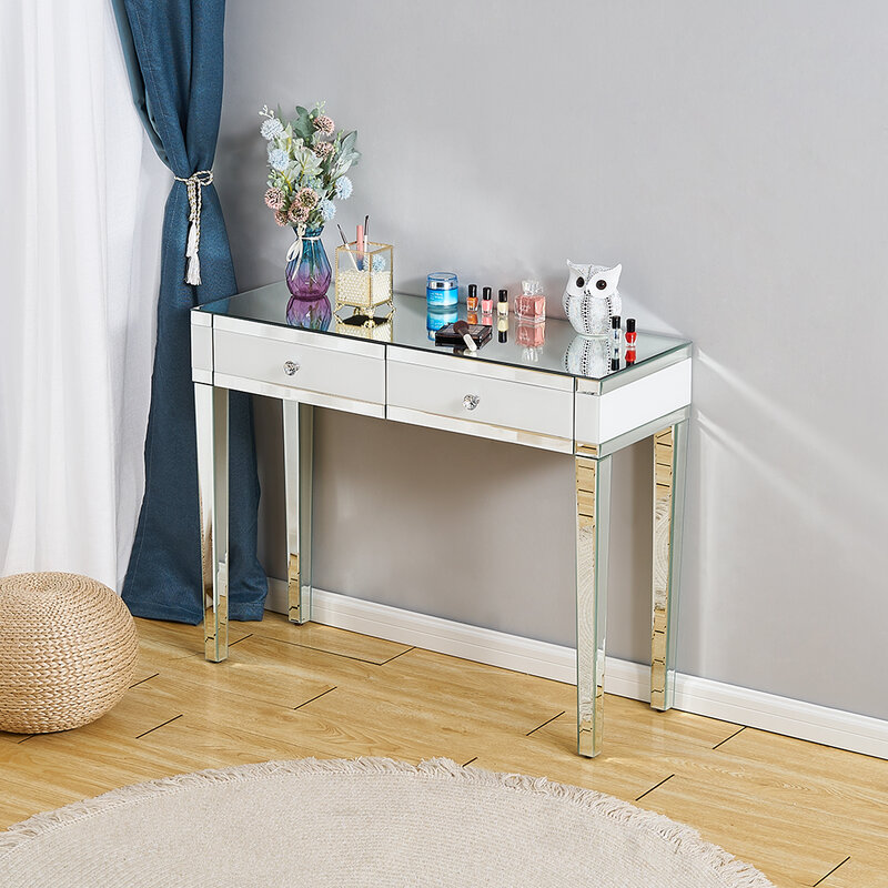 Panana минимализм мебель для спальни украсить Зеркальный туалетный столик консоль стол угловой стол комод быстрая доставка в Европу