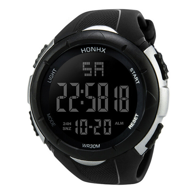Orologio da uomo Sport Digital LED orologio da polso impermeabile da uomo di lusso analogico digitale militare elegante orologio elettronico da uomo 2022