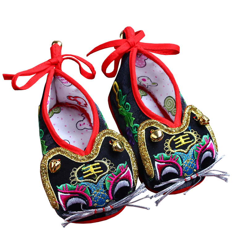 2021 autumn and spring baby toddler shoes cute Chinese traditional baby toddler shoes