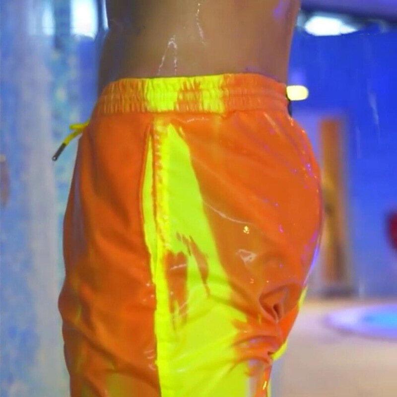 Changement magique couleur Shorts de plage hommes maillot de bain maillot de bain séchage rapide Shorts de plage