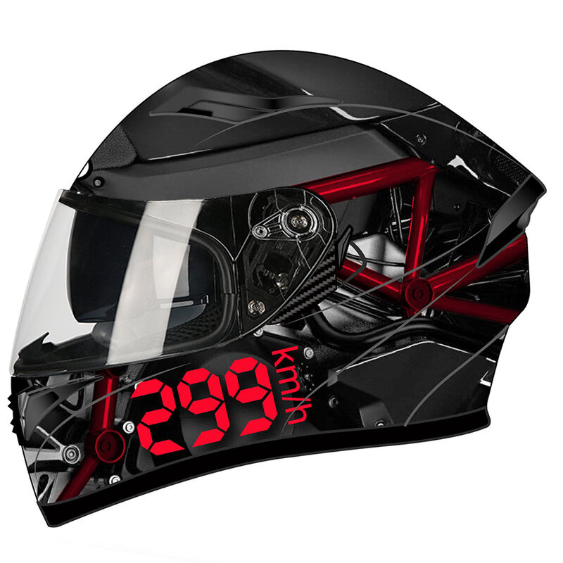 Ais-オートバイ用の冬用ヘルメット,モトクロス用のフルフェイス