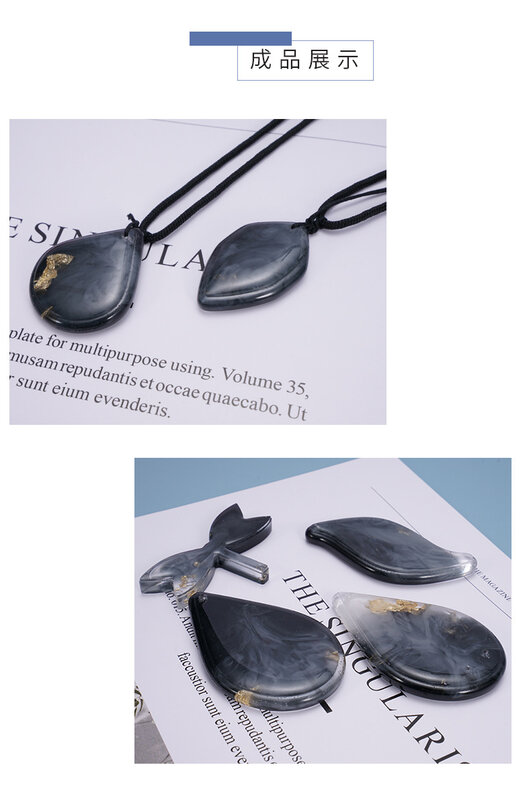 DIY Silikon Form Anhänger Ohrringe Halskette Harz Form Anhänger Handwerk DIY Schmuck Machen Großhandel Form liefert