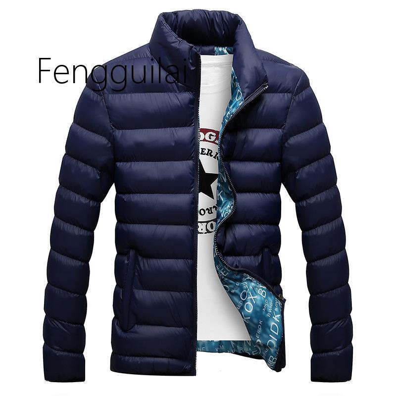 Giacca invernale uomo 2020 moda colletto alla coreana giacca Parka maschile giacche e cappotti spessi solidi da uomo Parka invernale da uomo M-6XL