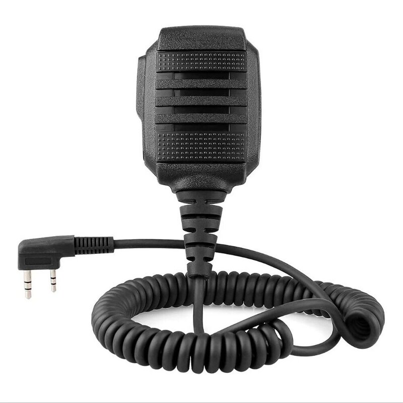 2Pcs IP54 Tahan Air Speaker Mikrofon untuk Kenwood RETEVIS H777 RT3S RT5R RT22 BAOFENG UV-5R UV-82 BF-888S Walkie Talkie Radio