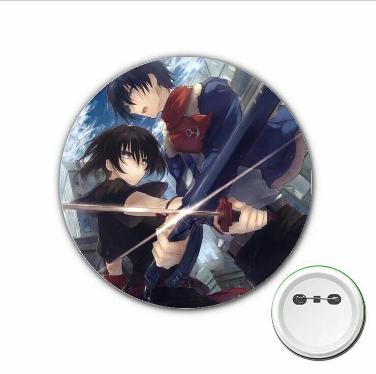 3pcs anime Akame ga KILL! Cosplay Badge Cartoon Pins Brooch for Clothes Accessories Backpacks bags Button Badges