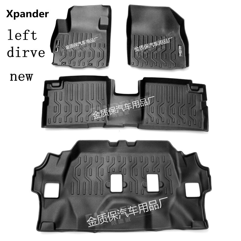 استخدام لميتسوبيشي Xpander مخصص سيارة في جميع الأحوال الجوية TPO سيارة الكلمة حصيرة يصلح لميتسوبيشي Xpander مخصص مقاوم للماء سيارة الكلمة حصيرة