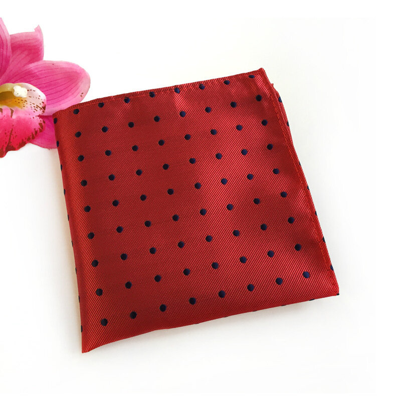 Men's Fashion Business Handkerchief Square 2020 Hot Section Polyester Material Fashion Dot Wavelet Point Dress Pocket Towel