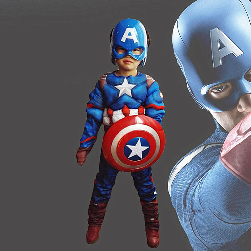 28 cores criança super herói cosplay traje para meninos carnaval halloween traje 4-12y