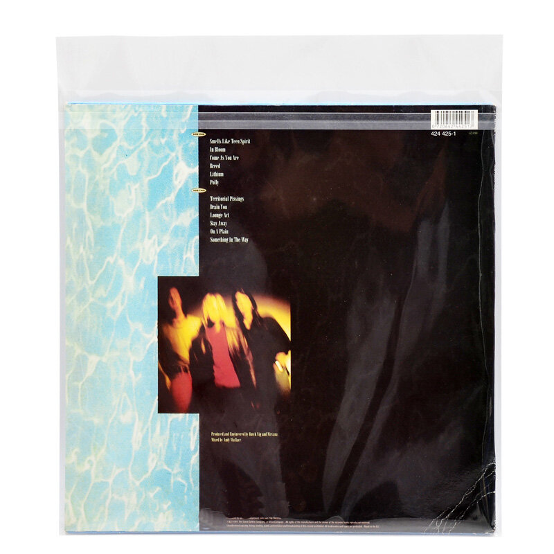LEORY-cubierta protectora de disco de Gel OPP para tocadiscos, bolsa autoadhesiva de disco de vinilo LP, 12 ", 32,3 cm x 32cm, 50 unidades