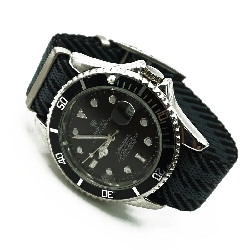 Neue Design Französisch Truppen Fallschirm Tasche Für Tudor Schwarz Bay Uhr Band Nylon Nato armband 20mm 22mm Für jede Marke Uhren Band