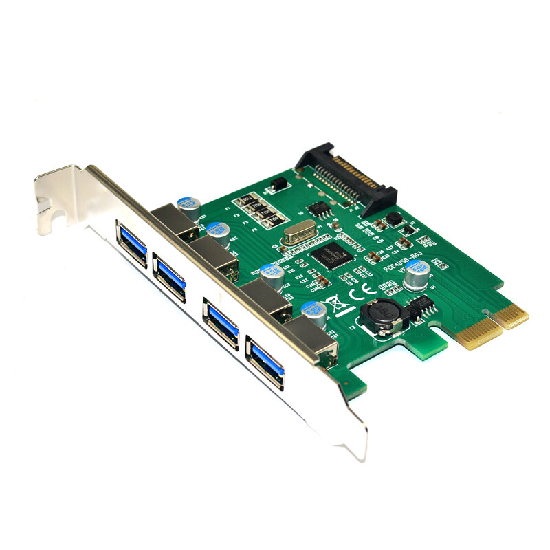 بطاقة التوسع USB3.0 البريدية محول اكسبرس NEC ثلاثة جيل ماستر 4-port d720201