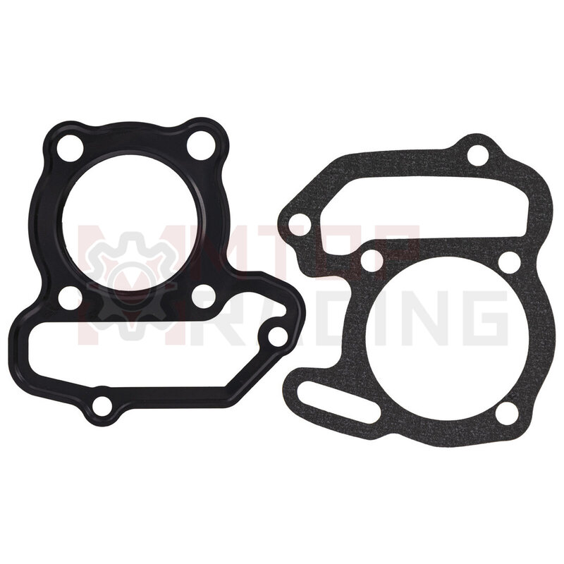 Bore 47mm 80cc ATV Cylinder Head Piston Gasket Top End Kit For Yamaha Badger 1985-2001 Grizzly 2005-2008 Moto 4 1986-1987