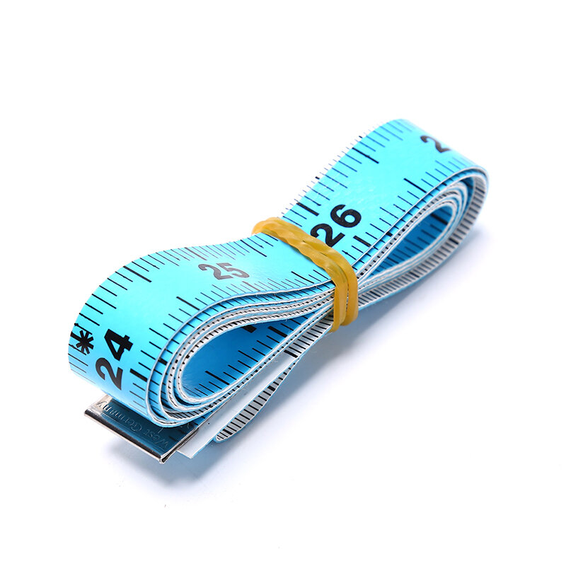 Regla de medición corporal de 60 en 1,5 M, cinta métrica de sastre de costura, Mini regla plana suave, centímetro, cinta métrica de costura, 1 unidad
