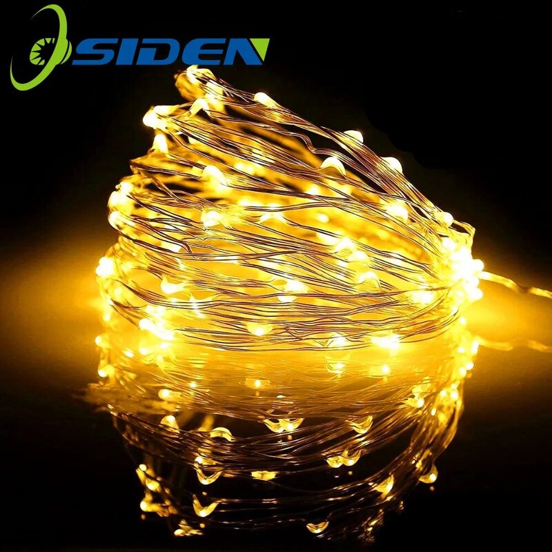 2M 5M10M Strip Light Led String Light Cooper Wire 3AA battery Christmas Light For Garland Holiday Fairy Wedding Party Decoration