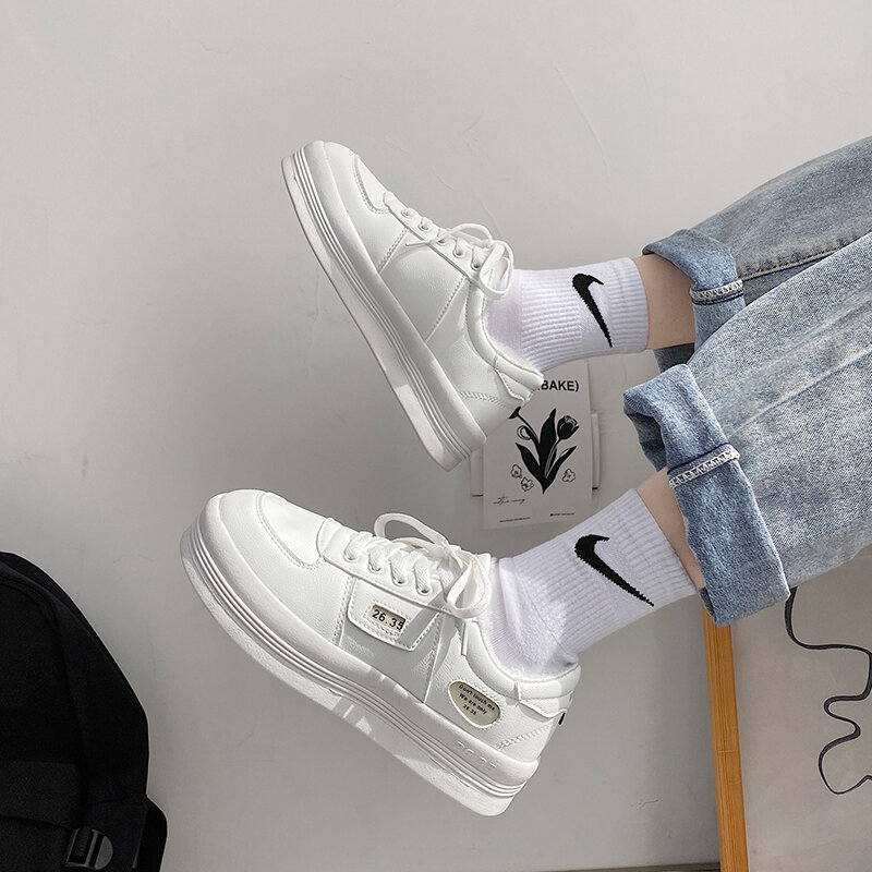 Women's Casual Shoes Trend Breathable Women Sneakers Thick bottom Plus velvet Cotton shoes High Quality Fashion vulcanized shoes