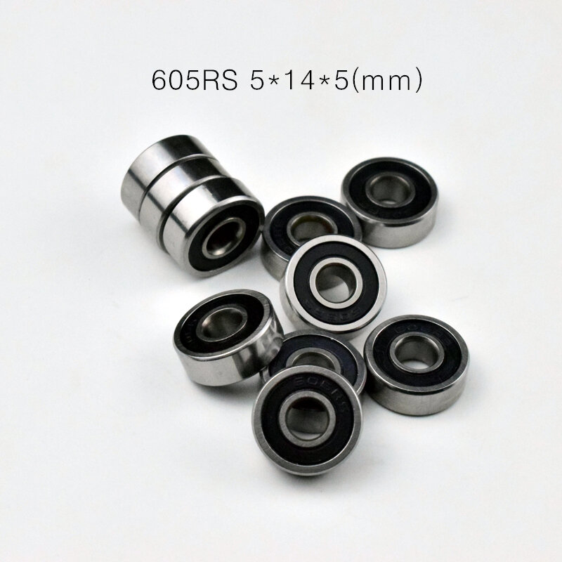 Rubber sealing Multiple sizes 10piece free shipping Bearing 604RS 605RS 606RS 607RS 608RS 623RS 624RS 625RS 626RS