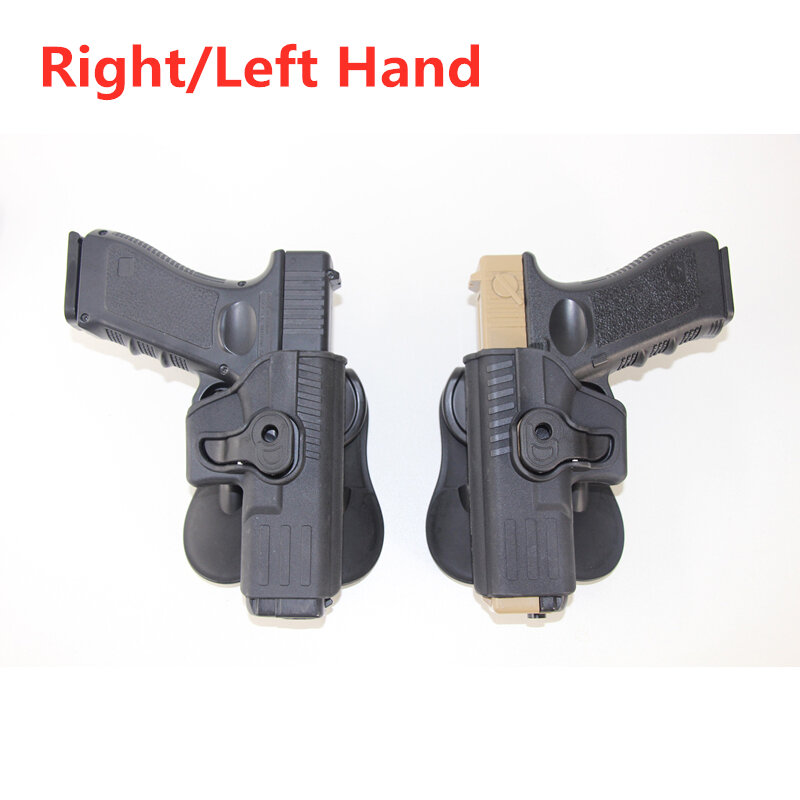 Funda de pistola Glock para mano izquierda/derecha, funda de pistola para Glock 17, 19, 22, 26, 31, funda de caza Airsoft