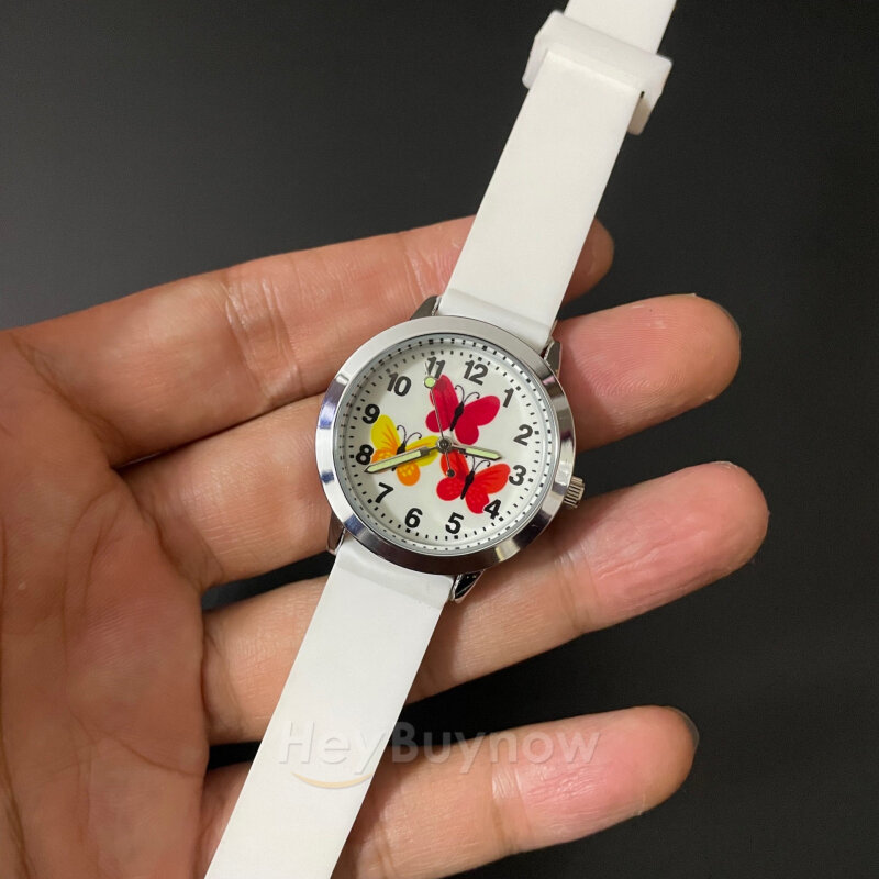 الأطفال ساعة شفافة سيليكون حزام ساعات يد كوارتز عادية بوي فتاة مثل الكرتون ساعة هدية Montre Enfant