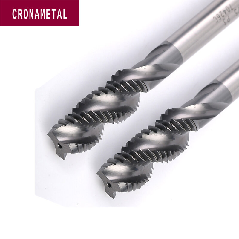 Cronametal HSSE нарезка резьбы метчики по металлу Metric T502 специальная спиральная резьба для шнека из нержавеющей стали с покрытием TICN M3 M6