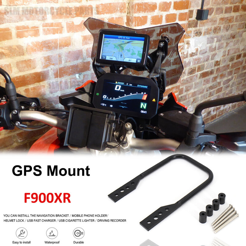 Neue GPS SMART TELEFON Windschutzscheibe Navigation GPS Platte Halterung Anzupassen Halter Motorrad Für BMW F900XR F 900 XR F900 XR f 900 xr