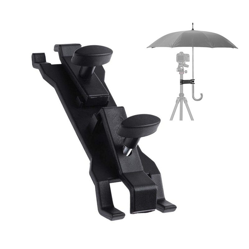 Pince parapluie pour appareil photo reflex numérique, support de clip d'ombrage solaire, trépied, support de lumière, support d'invite flash, accessoires de studio photo
