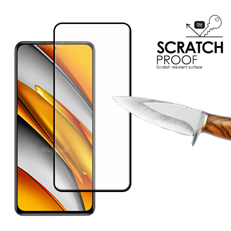 6-in-1 For Xiaomi Poco F3 Glass For Poco F3 Tempered Glass Flim Protective Full Cover Screen Protector For Poco F4 F3 Lens Glass