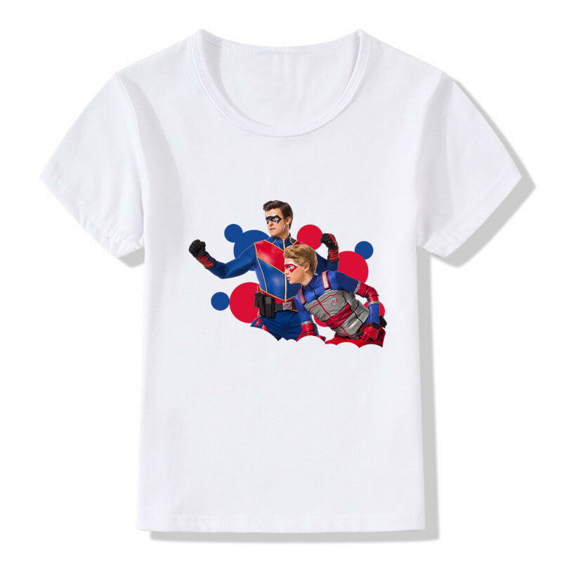 Henry Danger Print Funny T-shirts Summer Kids T shirt Cartoon Baby Girls Boys Clothes Casual Streetwear Children Tops,HKP2308