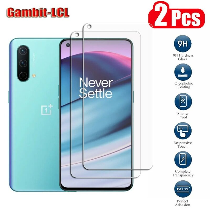2Pcs Original Protective Tempered Glass For OnePlus Nord CE 5G 6.43" EB2101, EB2103  Screen Protective Protector Cover Film