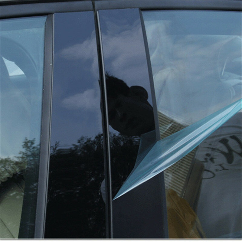 6 шт./компл. для Toyota Camry 2012-2017 глянцевая черная дверь окно стойка крышка отделка аксессуары для украшения