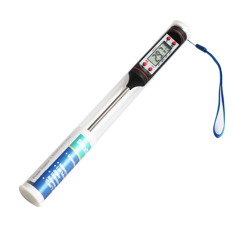 Aria condizionata auto uscita aria termometro penna ago termometro sonda lunga Display a cristalli liquidi termometro per auto-50 ° c ~ 300 °