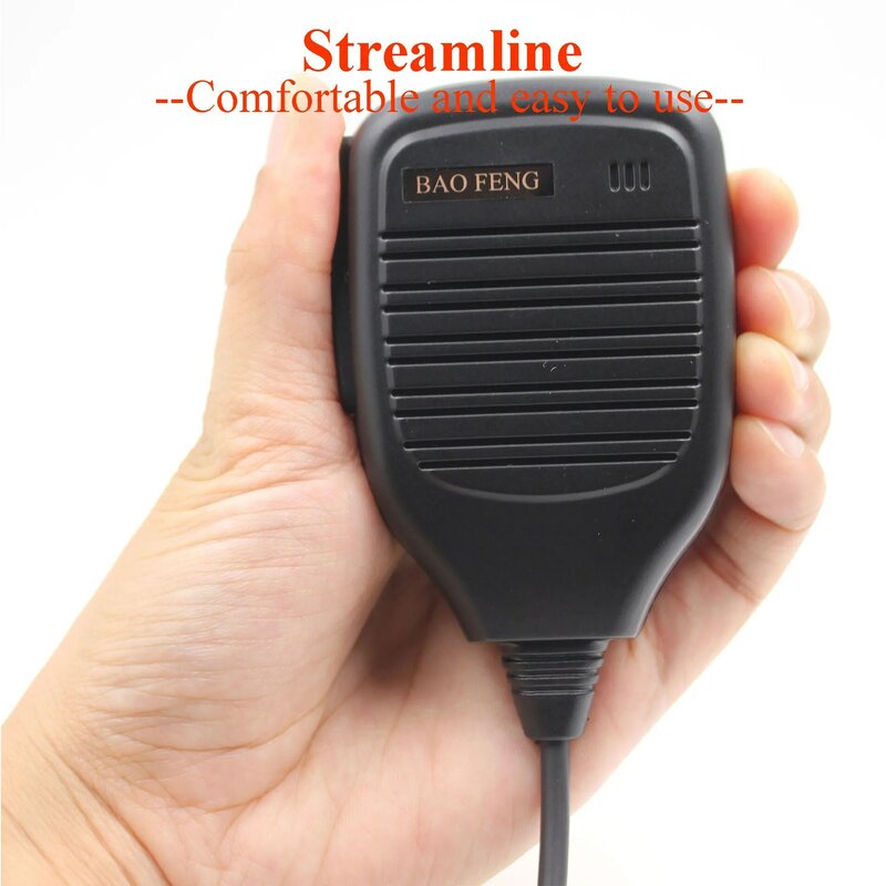 Baofeng UV-3R – haut-parleur Microphone portable pour talkie-walkie, avec prise Audio de 3.5mm