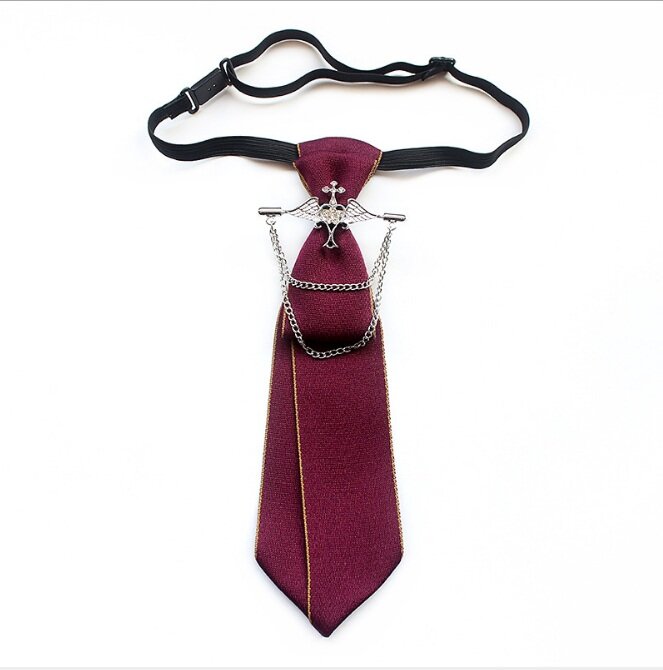 Corbata de Metal con diamantes de imitación para hombre y mujer, corbatas universales de estilo Retro británico, 6x21CM, accesorios para corbatas cortas delgadas