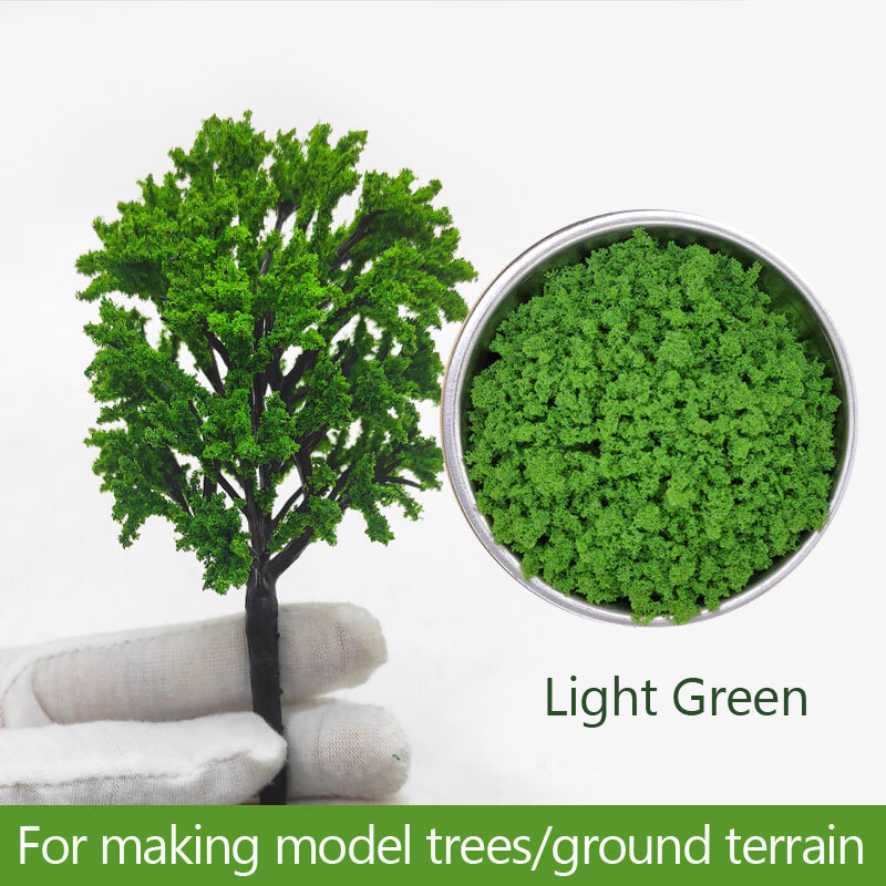 30g 3-5mm Model drzewa w proszku miniaturowe drzewo architektoniczne w proszku do skali Diorama materiał do produkcji ogrodu gąbka gruntowa