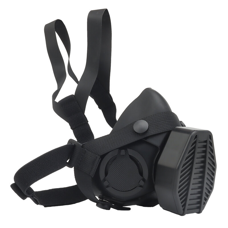 SOTR-respirador táctico de operaciones especiales, Media máscara con filtro reemplazable, máscara antipolvo, micrófono mejorado, accesorios de tiro y caza